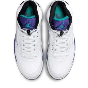 Jordan Sneakers White Purple Teal